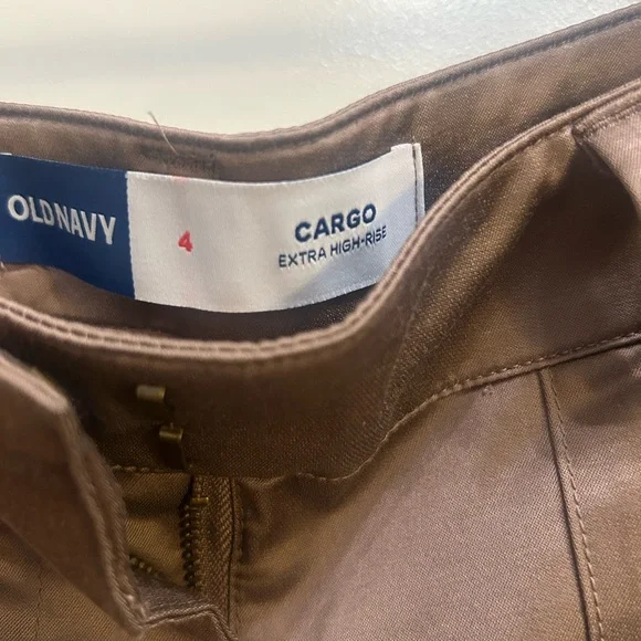 Old Navy satin cargo pants - Picture 2 of 4